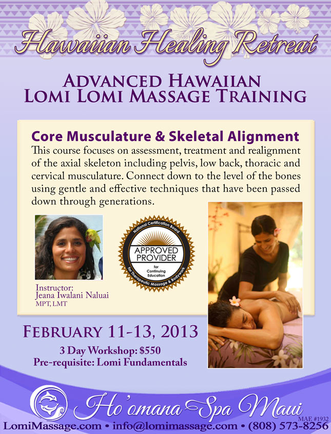 Ho'omana Spa Maui Student Clinic